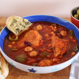 Mediterranean Chicken & Bean Stew