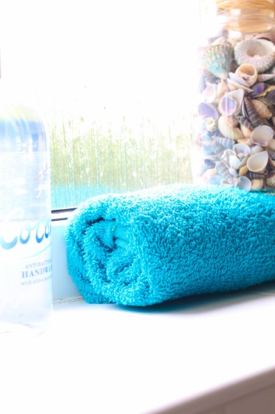 thrifty low cost summer coastal bathroom makeover diy project_-17